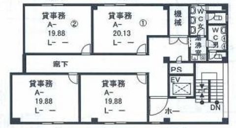 心斎橋 貸店舗事務