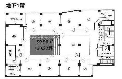 四ツ橋 貸店舗事務