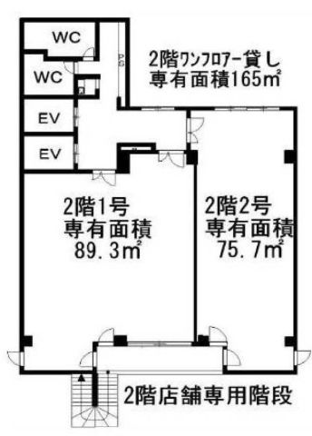 四ツ橋 貸店舗事務