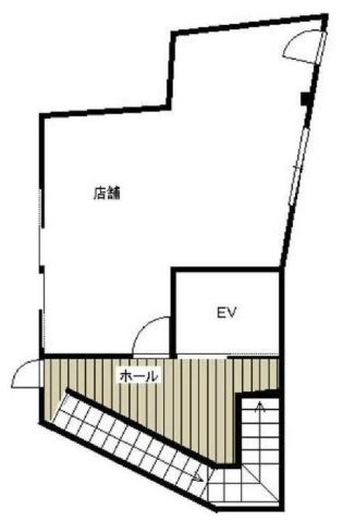 恵美須町 貸店舗事務